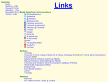 Tablet Screenshot of links.mikearef.com